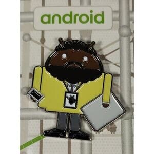 2018 Google Android MWC Limited Edition Pin Google Employee Manager Professional
